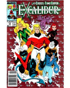Excalibur (1988) #  18 Newsstand (5.0-VGF) Price tag removal scuff on cover