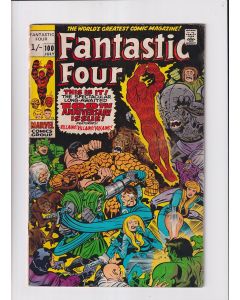 Fantastic Four (1961) # 100 UK Price (5.0-VGF) (1981456)