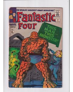 Fantastic Four (1961) #  51 UK Price (2.0-GD) (1981333)