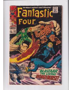 Fantastic Four (1961) #  63 UK Price (1.8-GD-) (1871665) Blastaar, Sandman