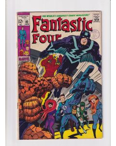 Fantastic Four (1961) #  82 (5.0-VGF) (2231291) Lower staple centerfold detached, Inhumans