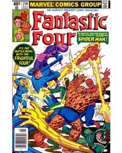 Fantastic Four (1961) # 218 Newsstand (6.0-FN) Spider-Man, Frightful Four