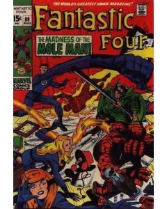 Fantastic Four (1961) #  89 (2.0-GD) Moleman, Taped spine