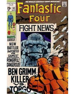 Fantastic Four (1961) #  92 (3.5-VG-) Skrulls, Torgo