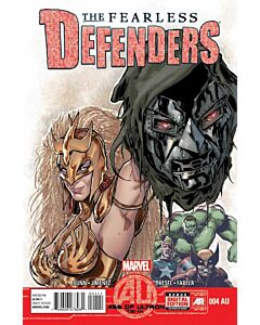 Fearless Defenders (2013) #   4 AU Variant (8.0-VF) Doom Maidens, Age of Ultron Tie-In