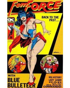 Femforce (1985) #  38 (7.5-VF-) Blue Bulleteer