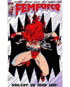 Femforce (1985) #  79 (8.0-VF) She-Cat vs. Iron Jaw