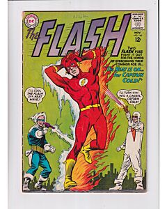 Flash (1959) # 140 (3.5-VG-) (1004650) 1st app. Heat Wave, Writing on cover