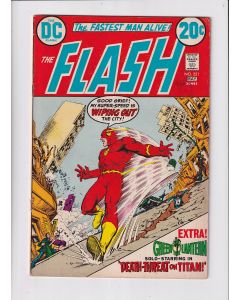 Flash (1959) # 221 (4.5-VG+) (1900037) Lower staple detached
