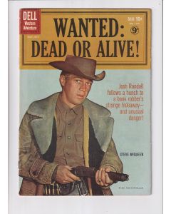 Four Color (1942) # 1102 UK Price (5.0-VGF) (1974458) Wanted: Dead or Alive (Steve McQueen), Ad on back cover