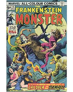 Frankenstein (1973) #  18 UK Price (4.0-VG) FINAL ISSUE