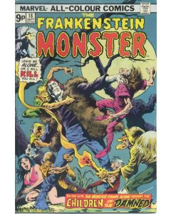 Frankenstein (1973) #  18 UK Price (5.0-VGF) FINAL ISSUE
