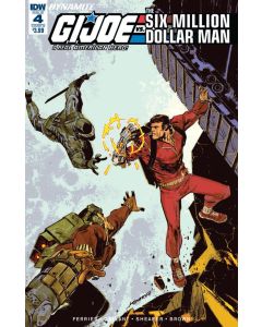 G.I. Joe A Real American Hero vs. The Six Million Dollar Man (2018) #   4 Cover B (8.0-VF) Variant