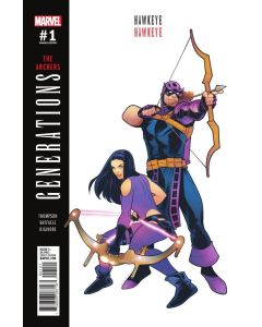 Generations Hawkeye and Hawkeye (2017) #   1 VARIANT C (9.2-NM) Kate Bishop