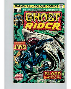 Ghost Rider (1973) #  16 UK Price (3.0-GVG) (1898846)