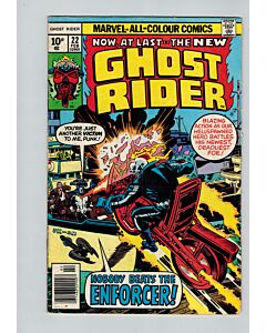 Ghost Rider (1973) #  22 UK Price (3.5-VG-) (385781) 1st app The Enforcer