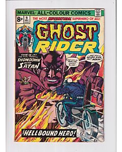 Ghost Rider (1973) #   9 UK Price (5.0-VGF) (385855) Mephisto (as Satan)