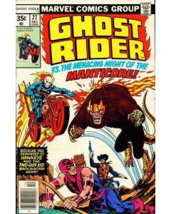 Ghost Rider (1973) #  27 (6.0-FN) Hawkeye, Two-Gun Kid, Manticore