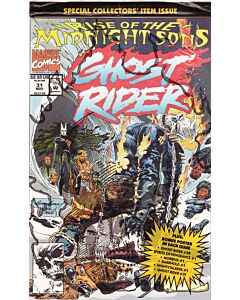 Ghost Rider (1990) #  31 Opened Polybag (8.0-VF) 1st Full Midnight Sons