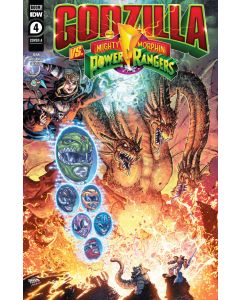 Godzilla vs. Mighty Morphin Power Rangers (2022) #   4 Cover A (8.0-VF)