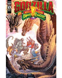 Godzilla vs. Mighty Morphin Power Rangers (2022) #   5 Cover A (9.0-VFNM)