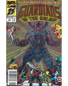 Guardians of the Galaxy (1990) #  25 Newsstand (8.0-VF) Prismatic Foil Cover