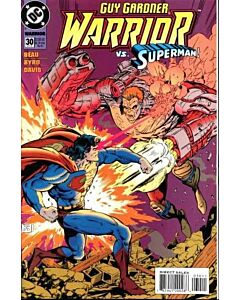 Guy Gardner Warrior (1992) #  30 (7.0-FVF) vs. Superman, Supergirl