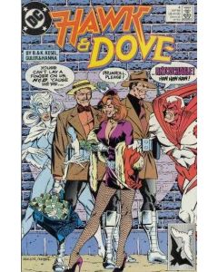 Hawk and Dove (1989) #   4 (5.0-VGF) Tag on the cover