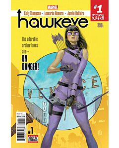 Hawkeye (2016) #   1 (9.0-VFNM) 1st solo Kate Bishop