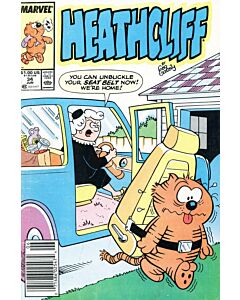 Heathcliff (1985) #  34 Newsstand (4.0-VG) Rust Migration