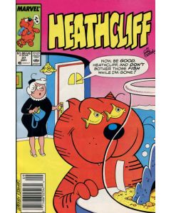 Heathcliff (1985) #  37 Newsstand (4.0-VG) Rust Migration