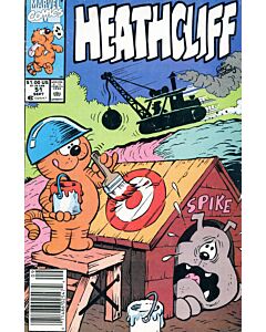 Heathcliff (1985) #  51 Newsstand (4.0-VG) Rust Migration