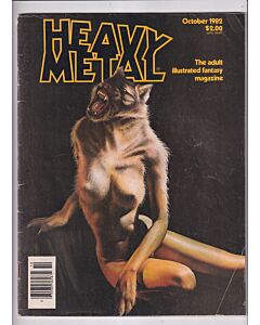 Heavy Metal Magazine (1977) Vol.  6 #   7 (4.0-VG) (1860720) 1982, Rust migration