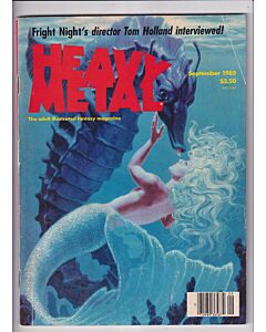 Heavy Metal Magazine (1977) Vol. 9 #   6 (5.0-VGF) (1860805) 1985, Rust migration