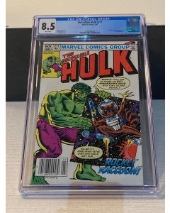 Incredible Hulk (1962) # 271 Newsstand CGC 8.5 (2345141) 1st Appearance Rocket Raccoon