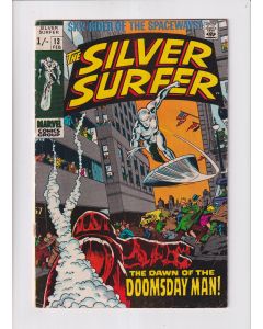 Silver Surfer (1968) #  13 UK Price (4.5-VG+) (2004031) 1st Doomsday Man, Lower staple detached