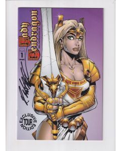 Lady Pendragon (1998) #   1 Exclusive Tour Edition (9.0-VFNM) (2246592) Signed by Matt Hawkins, Numbered, With COA