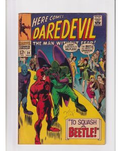 Daredevil (1964) #  34 (5.0-VGF) (2237798) Origin of the Beetle