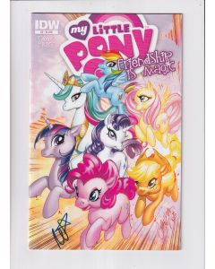 My Little Pony Friendship Is Magic (2012) #   3 RI 1:10 (8.0-VF) (2275202) Signed Variant by Nei Ruffino