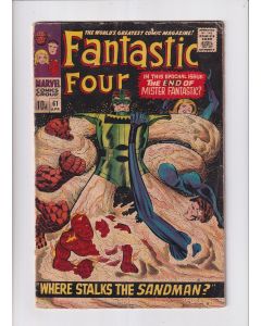 Fantastic Four (1961) #  61 UK Price (3.0-GVG) (2180445) Water Damage