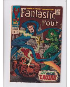 Fantastic Four (1961) #  65 UK Price (3.5-VG-) (2329745) 1st Ronan