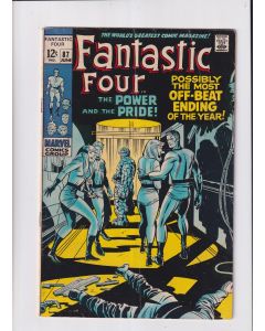 Fantastic Four (1961) #  87 (4.0-VG) (2329752) Center Fold Detached