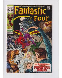 Fantastic Four (1961) #  94 (5.0-VGF) (1961168) 1st Agatha Harkness