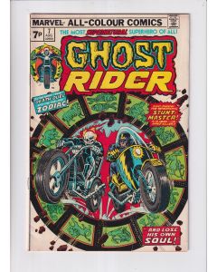 Ghost Rider (1973) #   7 UK Price (7.0-FVF) (1898761) Stunt Master