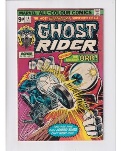 Ghost Rider (1973) #  14 UK Price (5.0-VGF) (1898808) The Orb