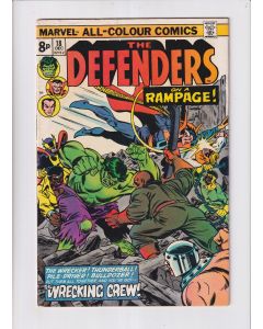 Defenders (1972) #  18 UK Price (5.0-VGF) (2331304) Wrecking Crew