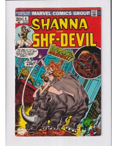 Shanna The She-Devil (1972) #   4 (5.0-VGF) (1956874) 1st Mandrill
