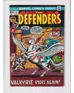 Defenders (1972) #   4 (5.0-VGF) (1985447) 1st Valkyrie (Barbara Norris)
