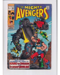 Avengers (1963) #  69 UK Price (4.5-VG+) (2343338) 1st Grandmaster