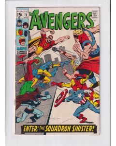 Avengers (1963) #  70 (4.5-VG+) (2038975) 1st Squadron Sinister, Top staple detached